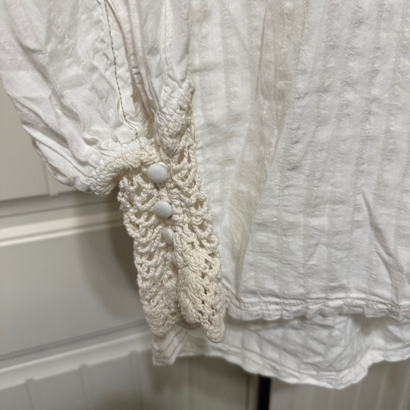 Free People | We The Free Rhiannon Crochet Shirt - Picture 8 of 8